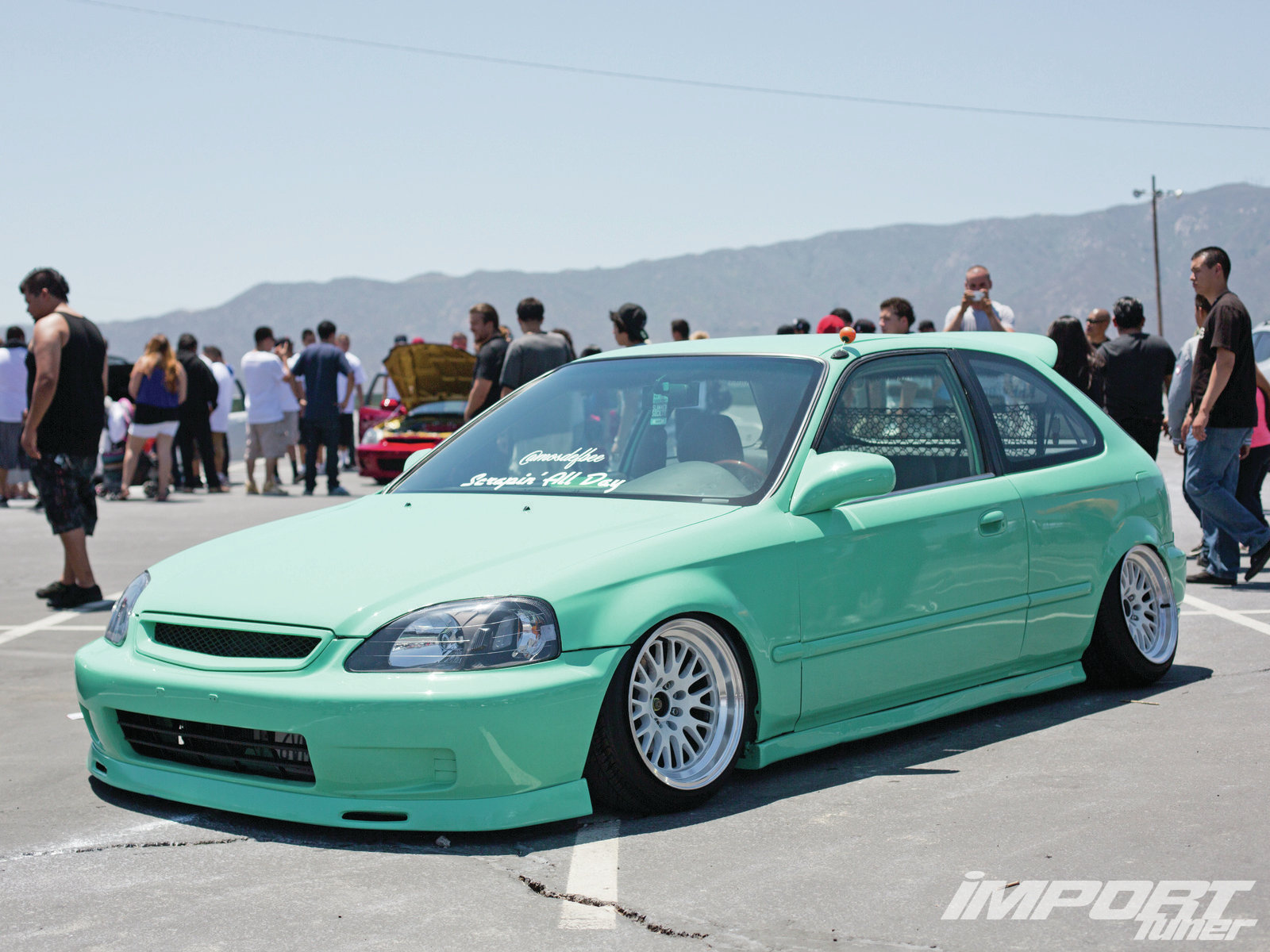 Civic with negative camber