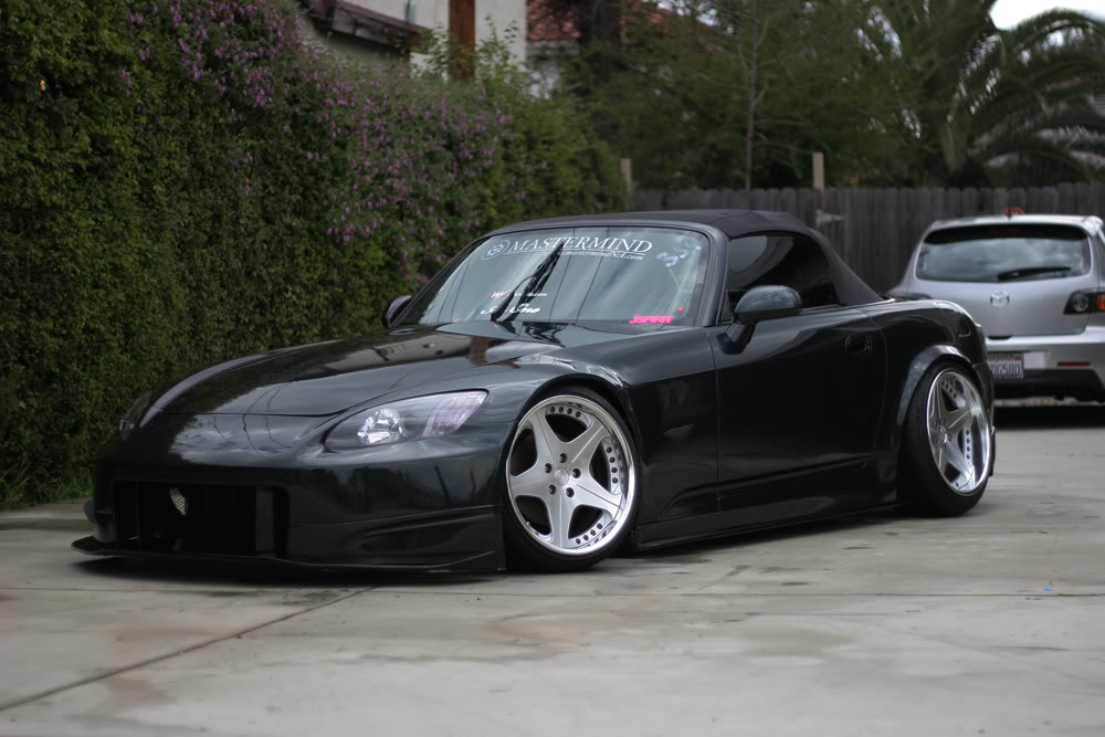 S2000 with negative camber